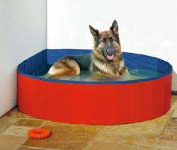 Karlie DOGGY POOL der Swimmingpool für Hunde - Rot-Blau - 120 cm – Bild 3