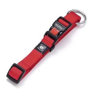 Karlie ASP Halsband verstellbar - Rot - 25 mm, 45-65 cm