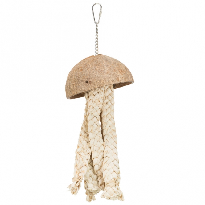 Trixie Naturspielzeug mit Kokosnuss + Bananenblättern – Bild 3