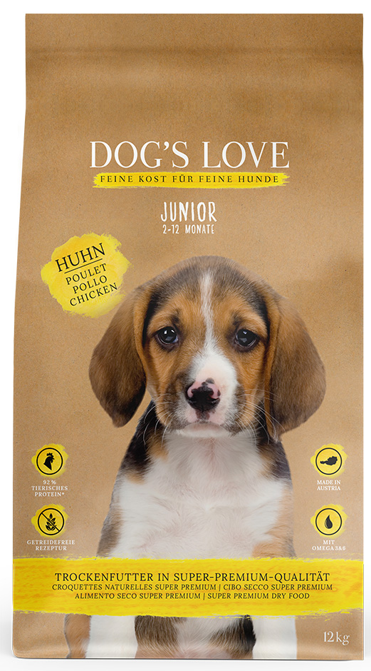 DOGSLOVE Junior Huhn 12kg
